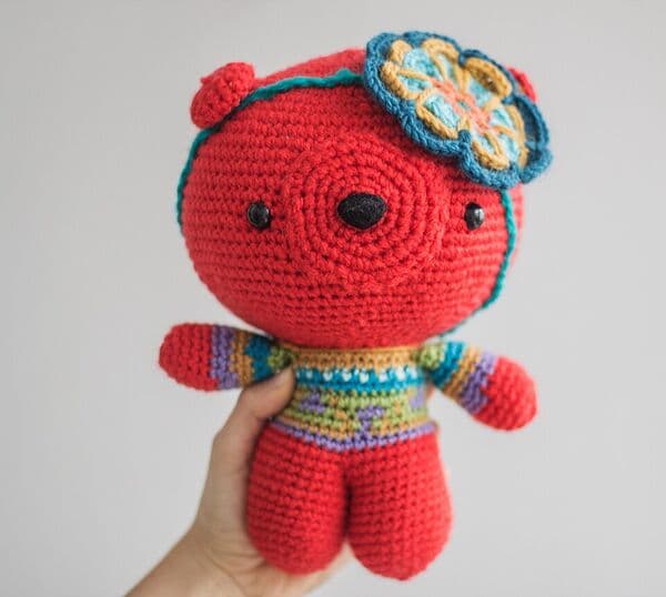 Flower crown bear